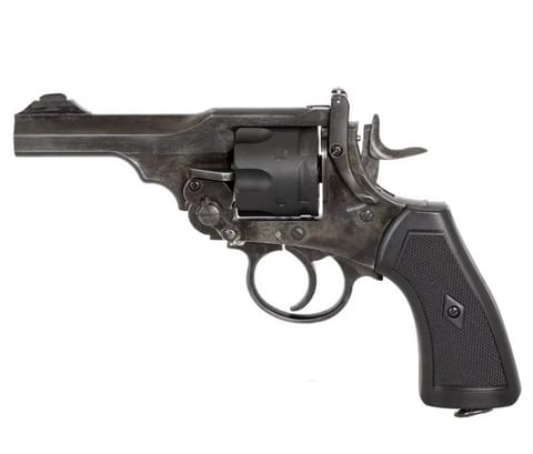 ⁨WEBLEY MKVI .455 Police cal.5.5 mm Diabolo cartridge revolver 6-shot. 4’ barrel CO2 Battlefield Ekp to17J⁩ at Wasserman.eu