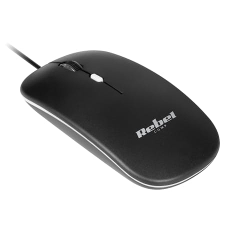 ⁨Mysz Rebel WDM210 Czarna⁩ w sklepie Wasserman.eu