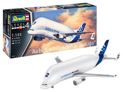 ⁨Plastic model Plan Airbus A300-600ST Beluga 1/144⁩ at Wasserman.eu