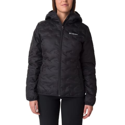 ⁨Kurtka Columbia Delta Ridge II Down Hooded Jacket W (kolor Czarny, rozmiar M)⁩ w sklepie Wasserman.eu
