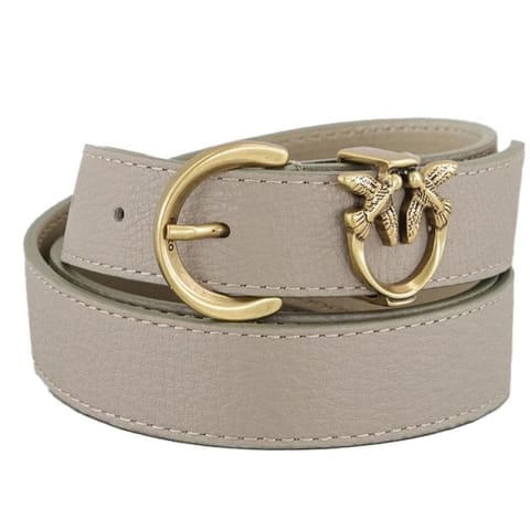 ⁨Pasek Pinko Tamboril H3 Belt (2.5 cm) 102820 (kolor Beżowy/Kremowy, rozmiar XS)⁩ w sklepie Wasserman.eu