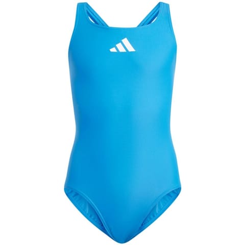 ⁨Kostium kąpielowy adidas Solid Small Logo Jr (kolor Niebieski, rozmiar 164cm)⁩ w sklepie Wasserman.eu