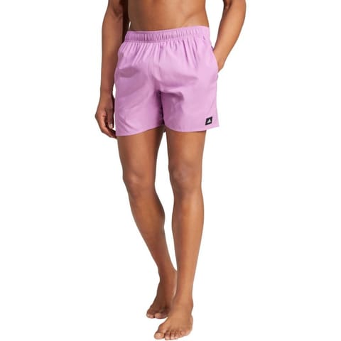 ⁨Spodenki kąpielowe adidas Solid CLX Short-Length M (kolor Fioletowy, rozmiar 2XL)⁩ w sklepie Wasserman.eu