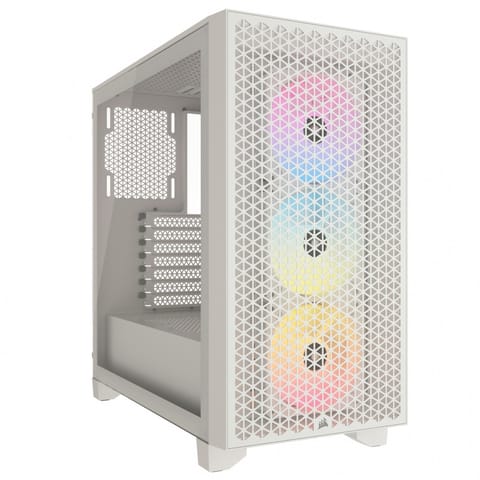 ⁨Corsair 3000D RGB Tempered Glass Mid-Tower, White Corsair⁩ w sklepie Wasserman.eu