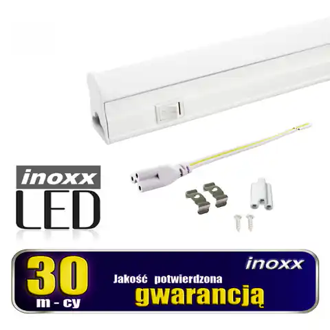 ⁨Linear LED Fluorescent Lamp t5 150cm 22w on/off neutral 4000k surface-mounted lamp integrated into the luminaire⁩ at Wasserman.eu