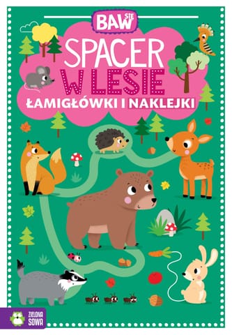 ⁨Baw się. Spacer w lesie. Łamigłówki i naklejki⁩ w sklepie Wasserman.eu