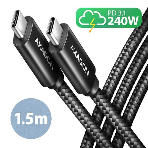 ⁨BUCM2-CM15AB cable 240W USB-C USB-C, 1.5m 5⁩ at Wasserman.eu