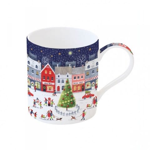 ⁨Świąteczny Czas Kubek Porcelanowy w Ozdobnym Pudełku 350 ml⁩ w sklepie Wasserman.eu