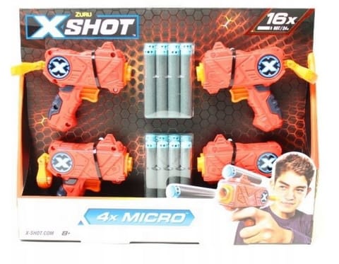 ⁨Blasters set Excel Micro 4-pack 16 darts⁩ at Wasserman.eu