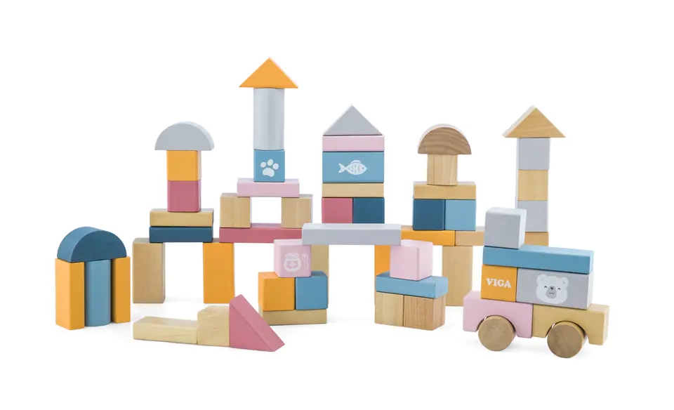 Viga 44010 PolarB Bricks 60 pieces at Wasserman.eu