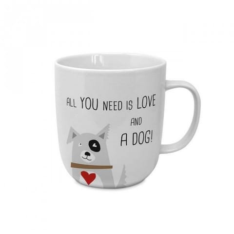 „Love and Dog” Kubek Porcelanowy 350 ml w sklepie Wasserman.eu