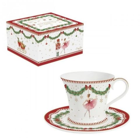 ⁨Magia Świąt Filiżanka Porcelanowa w Ozdobnym Pudeł⁩ w sklepie Wasserman.eu