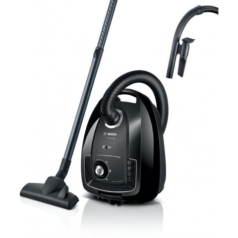 ⁨Odkurzacz workowy BOSCH BGB38BA1 (600W /Czarno-szary )⁩ w sklepie Wasserman.eu