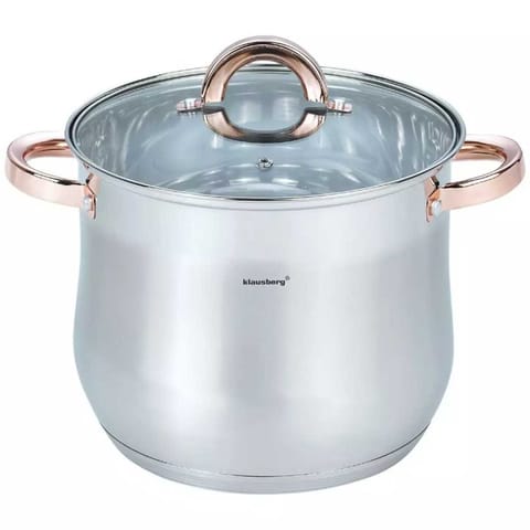 ⁨KLAUSBERG GARNEK GASTRO Z POKRYWĄ 22cm 7L KB-7792⁩ w sklepie Wasserman.eu