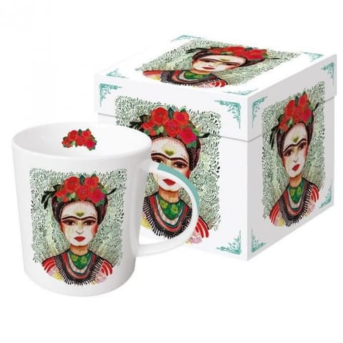 ⁨Frida "Wspomnienie" Kubek Porcelanowy w Ozdobnym Pudełku 350 ml⁩ w sklepie Wasserman.eu