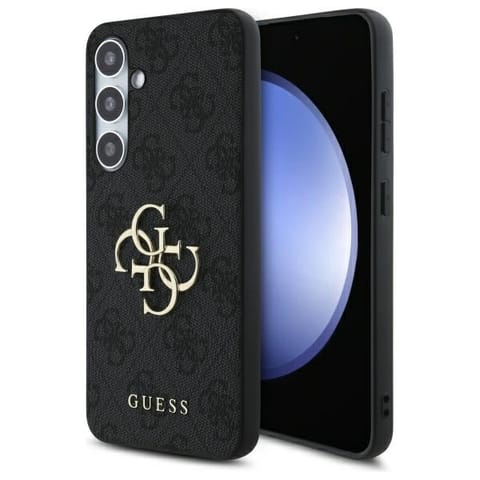 ⁨Guess GUHCS24FE4GMGGR S24 FE S721         szary/grey hardcase 4G Big Metal Logo⁩ w sklepie Wasserman.eu