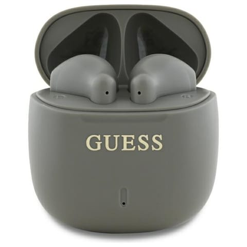 Guess słuchawki Bluetooth GUTWSJ14ESGE TWS + stacja dokująca taupe Printed Classic Logo w sklepie Wasserman.eu