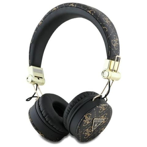 Guess słuchawki nauszne Bluetooth ENC GUBH70E4PTMK czarny/black 4G Triangle Round Shape w sklepie Wasserman.eu