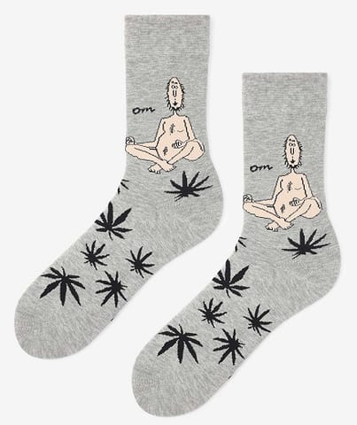 ⁨SKARPETY MARILYN MENHIGH DUDE (kolor szary, rozmiar 41-45)⁩ w sklepie Wasserman.eu