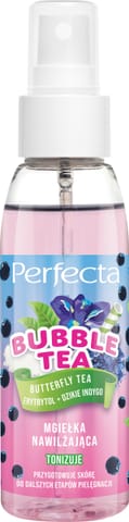 ⁨PERFECTA Bubble Tea Mgiełka nawilżająco-tonizująca Butterfly Tea, Erytrytol + Dzikie Indygo 100 ml⁩ w sklepie Wasserman.eu