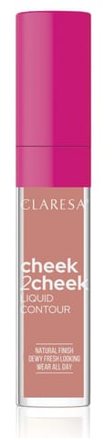 ⁨CLARESA Cheek2Cheek Róż w płynie 01 Tea Rose 6.5g⁩ w sklepie Wasserman.eu