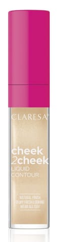 ⁨CLARESA Cheek2Cheek Rozświetlacz w płynie 02 Glam Glow 7g⁩ w sklepie Wasserman.eu