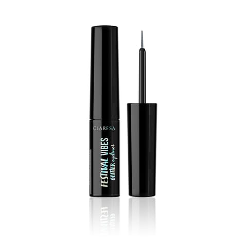 ⁨CLARESA Festival Vibes Eyeliner brokatowy V.01 Grey Glow 4g⁩ w sklepie Wasserman.eu