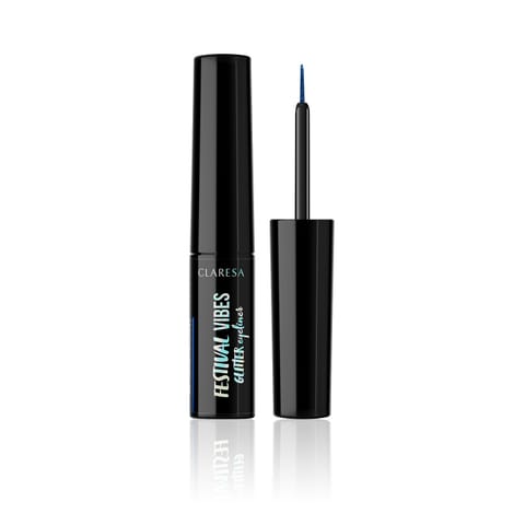 ⁨CLARESA Festival Vibes Eyeliner brokatowy V.02 Blue Glow 4g⁩ w sklepie Wasserman.eu