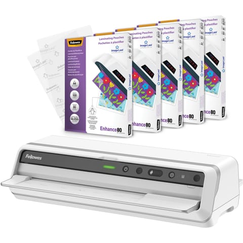 ⁨Laminator VENUS A3 OFFICE 5746701 + 5 opakowań folii do laminacji ImageLast A4 5306114 FELLOWES⁩ w sklepie Wasserman.eu