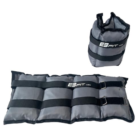 ⁨OBCIĄŻENIE NA PRZEGUBY SZARE 8KG (2x4KG) ENERO FIT⁩ w sklepie Wasserman.eu