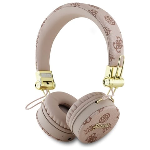 Guess słuchawki nauszne Bluetooth ENC GUBH70EPOSMW brązowy/brown Peony Script Round Shape w sklepie Wasserman.eu