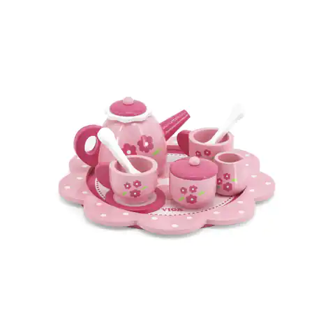 ⁨Viga 44543 Serwis do herbaty i kawy pink flower⁩ w sklepie Wasserman.eu