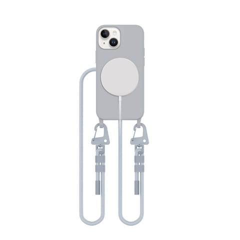 ⁨Etui IPHONE 13 MINI Tech-Protect Magnecklace MagSafe Crayon Grey⁩ w sklepie Wasserman.eu