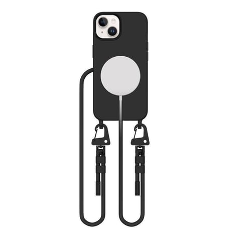 ⁨Etui IPHONE 15 Tech-Protect Magnecklace MagSafe czarne⁩ w sklepie Wasserman.eu