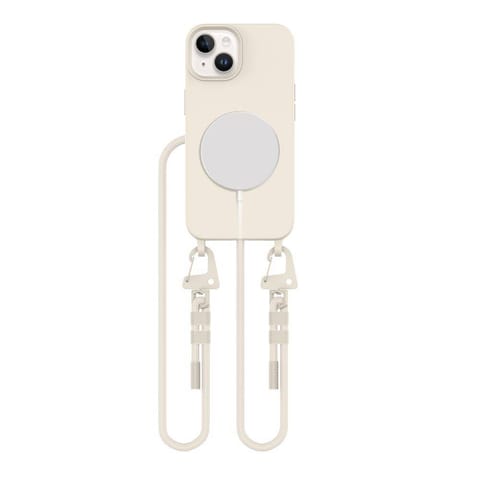 ⁨Etui IPHONE 14 Tech-Protect Magnecklace MagSafe Cosmic Latte⁩ w sklepie Wasserman.eu