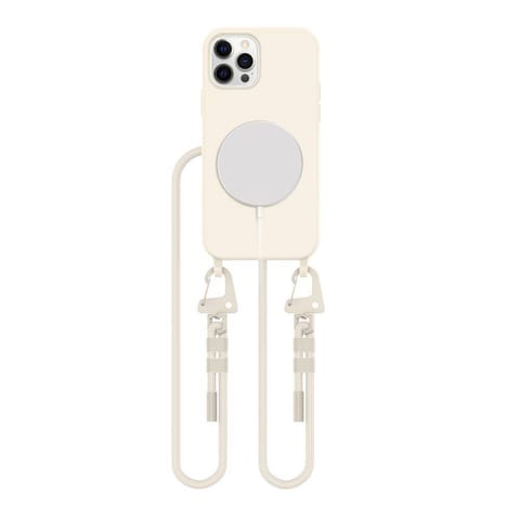 ⁨Etui IPHONE 12 / 12 PRO Tech-Protect Magnecklace MagSafe Cosmic Latte⁩ w sklepie Wasserman.eu