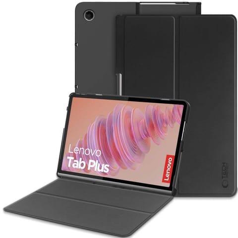 ⁨Etui LENOVO TAB PLUS 11.5 TB-351 Tech-Protect SmartCase czarne⁩ w sklepie Wasserman.eu