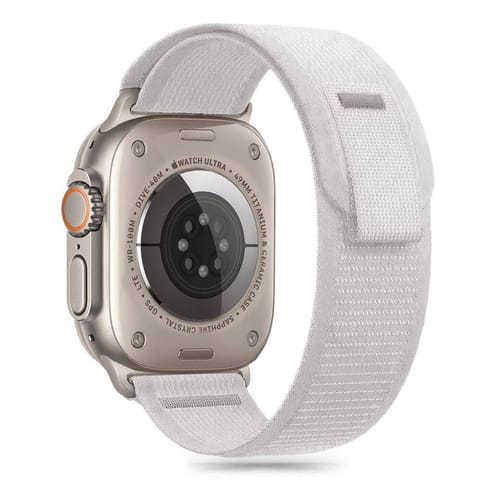 ⁨Pasek do APPLE WATCH 6 / 7 / 8 / 9 / 10 / SE / ULTRA 1 / 2 (44 / 45 / 46 / 49 MM) Tech-Protect Nylon Crayon Grey⁩ w sklepie Wasserman.eu