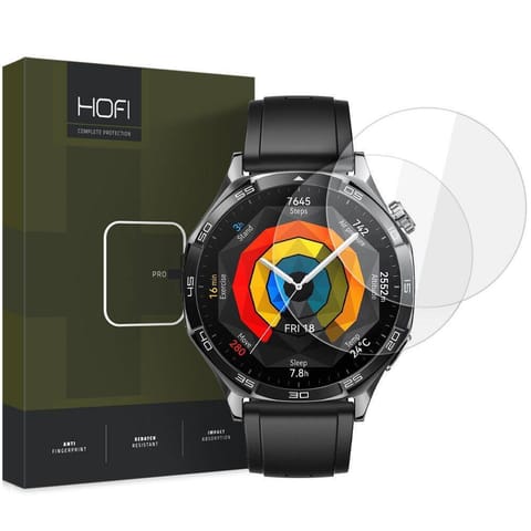 ⁨Szkło Hartowane HUAWEI WATCH GT 5 (46MM) Hofi Glass Pro+ 2-pack Clear⁩ w sklepie Wasserman.eu