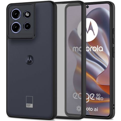 ⁨Etui MOTOROLA MOTO EDGE 50 NEO Tech-Protect Magmat czarne⁩ w sklepie Wasserman.eu