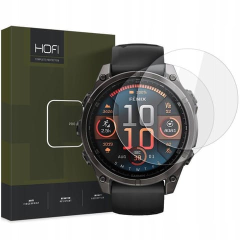 ⁨Szkło Hartowane GARMIN FENIX 8 (51MM) Hofi Glass Pro+ 2-pack Clear⁩ w sklepie Wasserman.eu