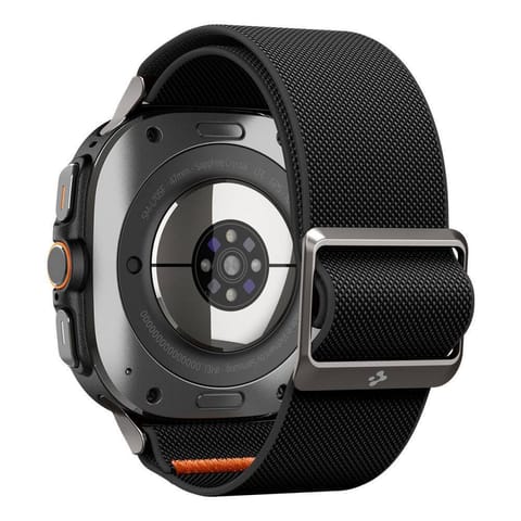 ⁨Pasek do SAMSUNG GALAXY WATCH ULTRA (47MM) Spigen Fit Lite czarne⁩ w sklepie Wasserman.eu