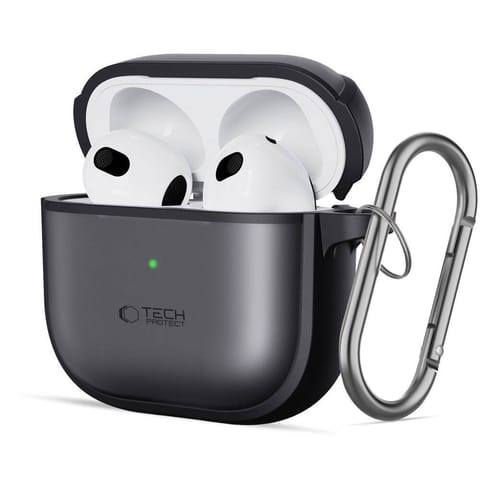 ⁨Etui do APPLE AIRPODS 4 Tech-Protect Magmat czarne⁩ w sklepie Wasserman.eu