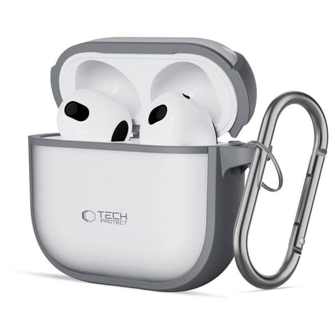 ⁨Etui do APPLE AIRPODS 4 Tech-Protect Magmat Matte Grey⁩ w sklepie Wasserman.eu