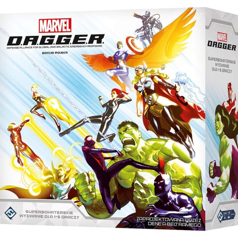 ⁨Game Marvel D.A.G.G.E.R board game (polish edition)⁩ at Wasserman.eu