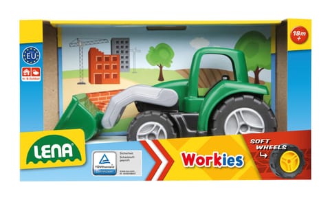 ⁨Workies Tractor with shovel box⁩ at Wasserman.eu