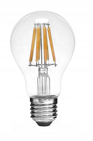 ⁨Żarówka LED Filament E27 ozdobna 8W barwa biała ciepła Edison⁩ w sklepie Wasserman.eu