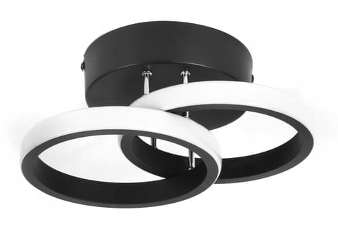 Lampa Sufitiowa Kinkiet OKRĄGŁA 18W CZARNA - BARWA NEUTRALNA w sklepie Wasserman.eu