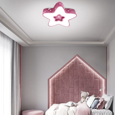 LAMPA LED Dziecięca Różowa Gwiazdka 44W+Pilot DL-H03 w sklepie Wasserman.eu