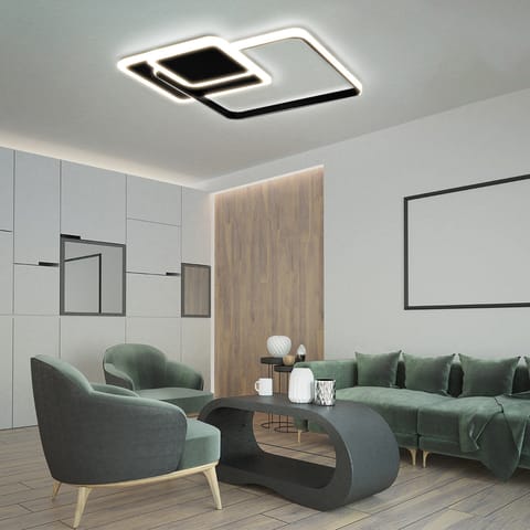 LAMPA SUFITOWA 72W CZARNA + PILOT DL-F06 TUNA w sklepie Wasserman.eu